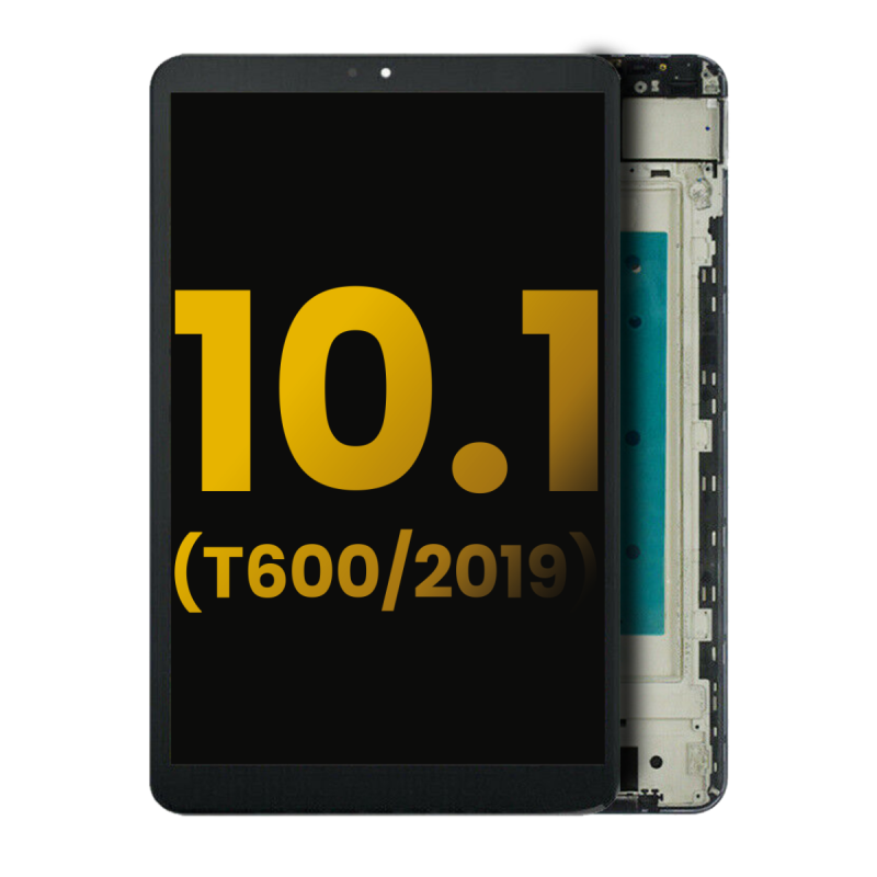 Replacement LCD Assembly With Frame Compatible With LG G Pad 5 10.1 (T600 / 2019) (Refurbished) (Black)